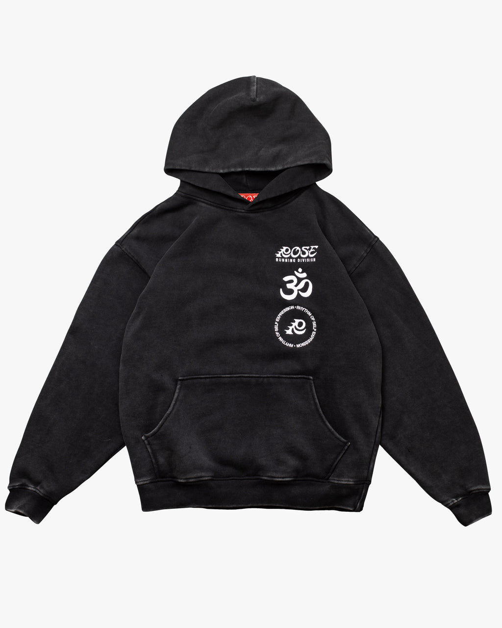 Inner Rhythm Hoodie Washed Black