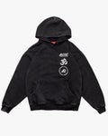 Inner Rhythm Hoodie Washed Black