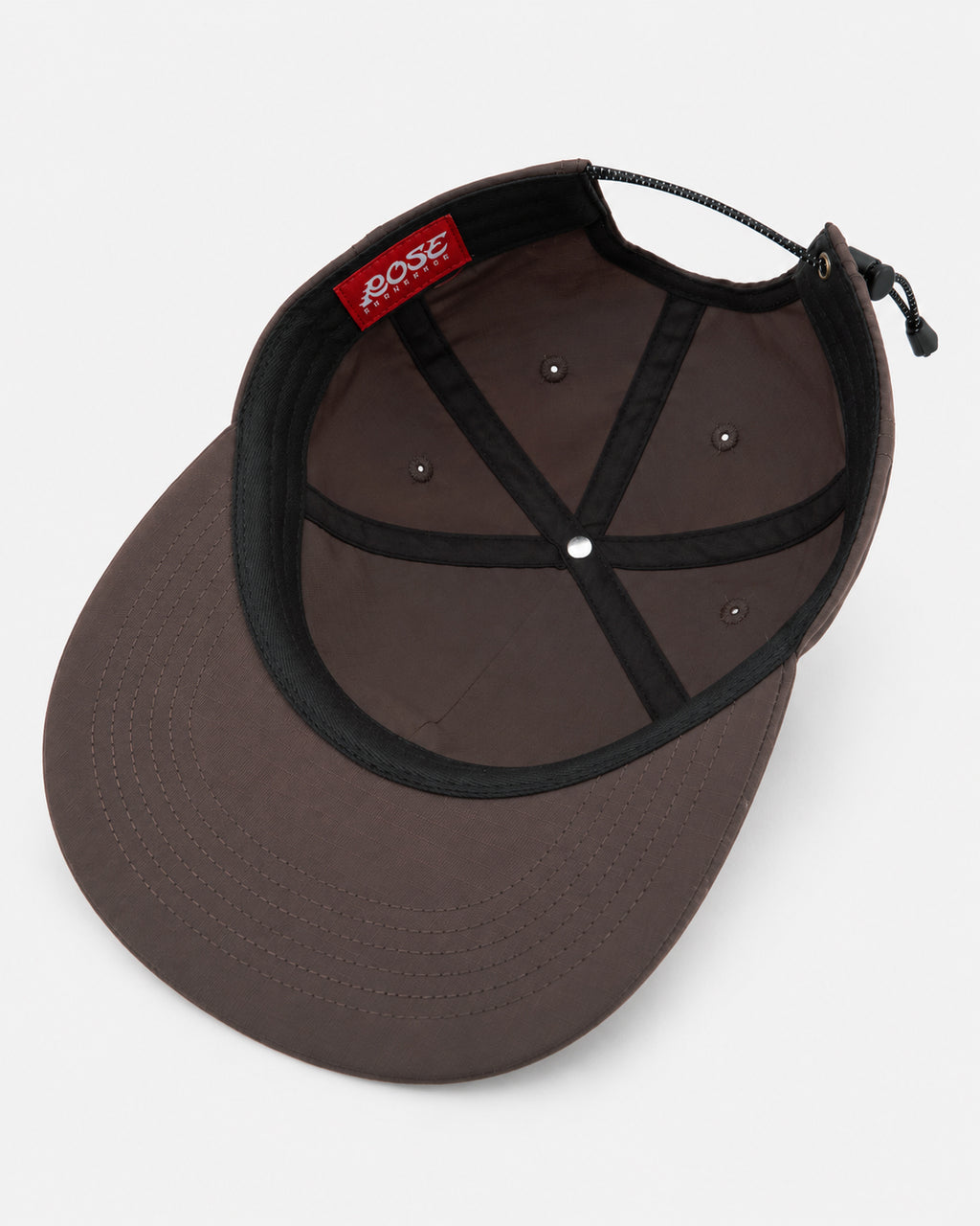Ripstop Cap - Smoke Brown Pink Bungee